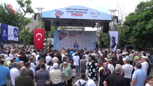 Sancaktepe’de Emek Kent Meydanı hizmete açıldı