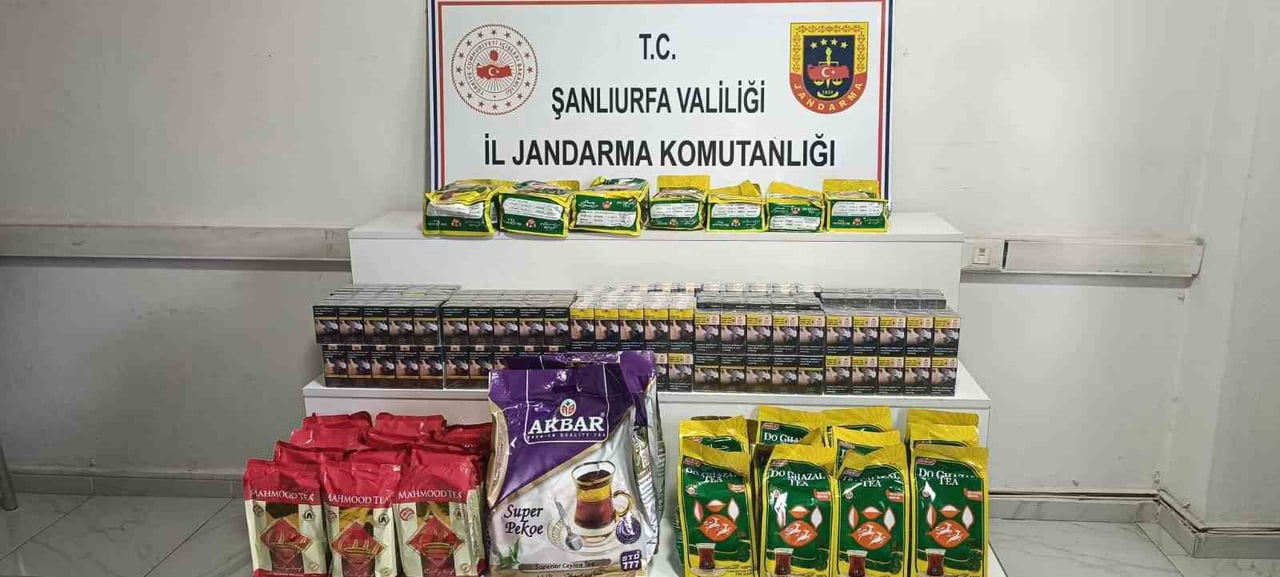 ŞANLIURFA’DA KAÇAK TÜTÜN VE SİGARA OPERASYONU