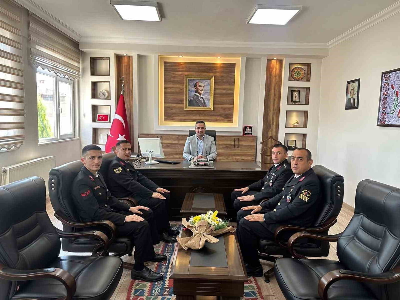 SARIGÖL KAYMAKAMI HALİL DALAK, JANDARMA TEŞKİLATI'NIN 187. KURULUŞ YIL DÖNÜMÜ DOLAYISIYLA JANDARMA...