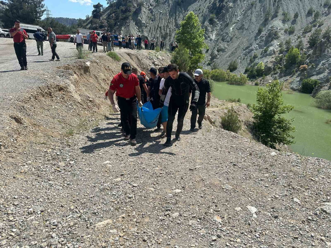 SEKMAN AKTAŞ'IN CANSIZ BEDENİNE 7 GÜN SÜREN ARAMA ÇALIŞMALARININ ARDINDAN ULAŞILDI.