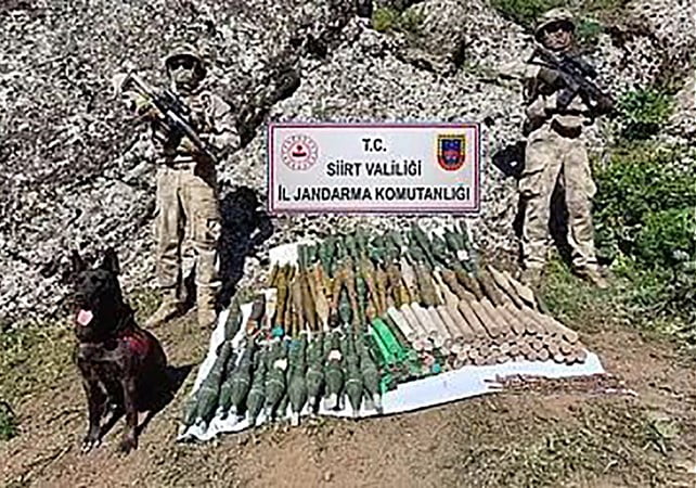 SİİRTİN DE ARALARINDA BULUNDUĞU 8 İLDE "NOKTA" OPERASYON: 34 SIĞINAK İMHA EDİLDİ, CEPHANELİK ELE...