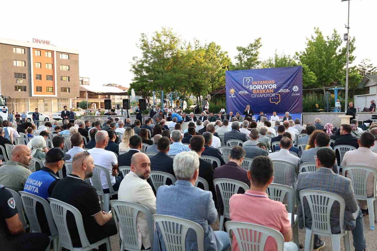SİNCAN BELEDİYE BAŞKANI MURAT ERCAN, "VATANDAŞ SORUYOR, BAŞKAN CEVAPLIYOR" ETKİNLİĞİNDE...