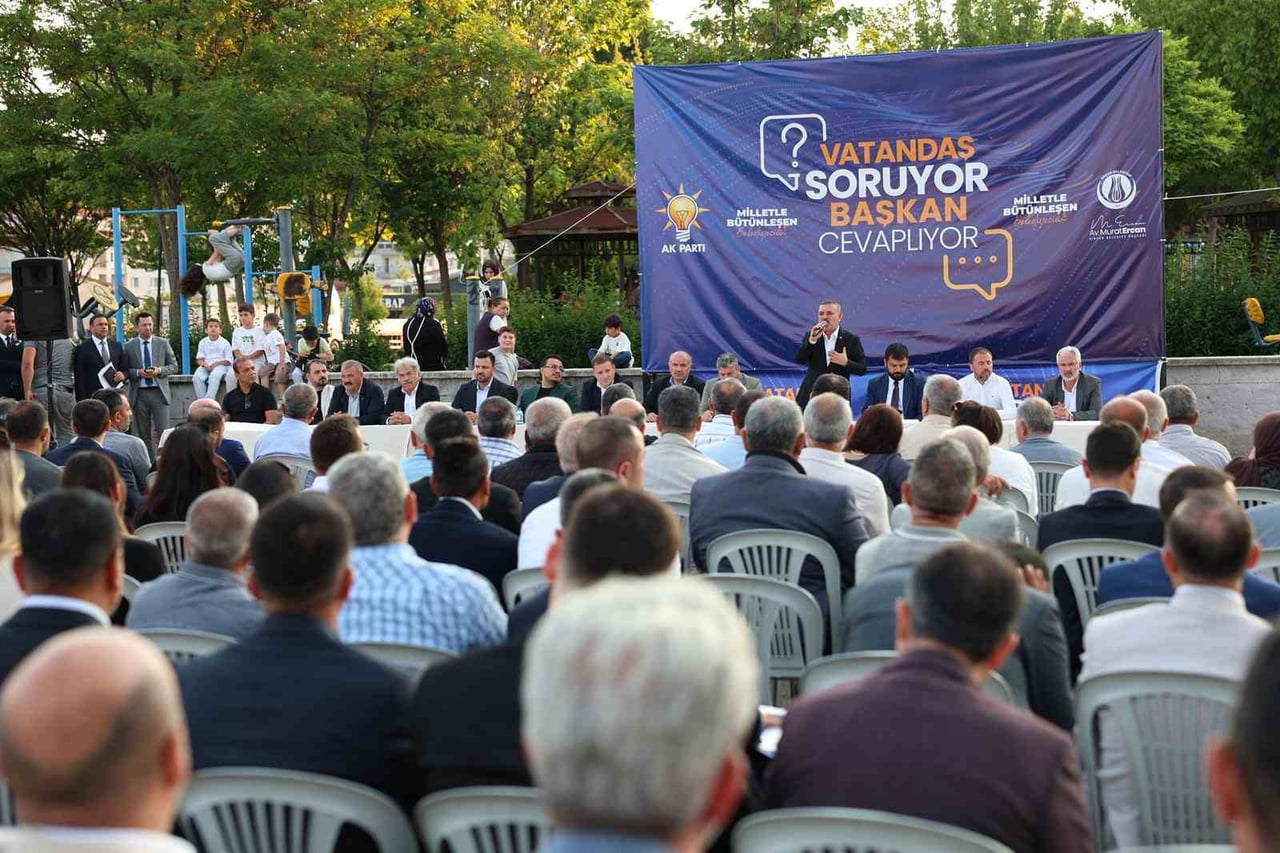 SİNCAN BELEDİYE BAŞKANI MURAT ERCAN, "VATANDAŞ SORUYOR, BAŞKAN CEVAPLIYOR" ETKİNLİĞİNDE...