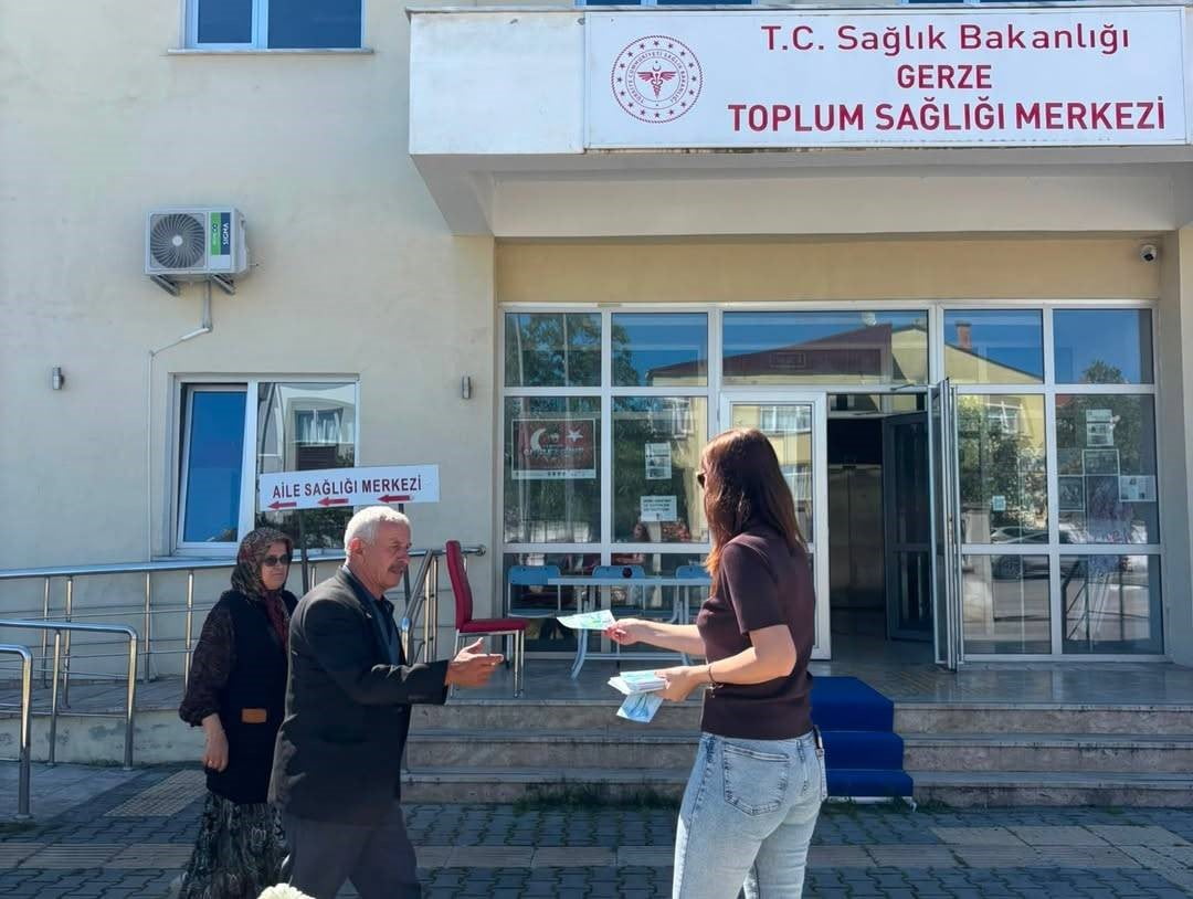 SİNOP’UN GERZE İLÇESİNDE SAĞLIK EKİPLERİ, SU VE BESİNLERLE BULAŞAN HASTALIKLAR İLE BAĞIMLILIKLA...