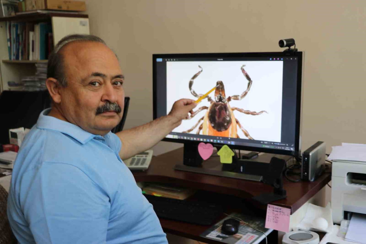 SİVAS CUMHURİYET ÜNİVERSİTESİ TIP FAKÜLTESİ ÖĞRETİM ÜYESİ PROF. DR. İLHAN ÇETİN,  KENELERİN...