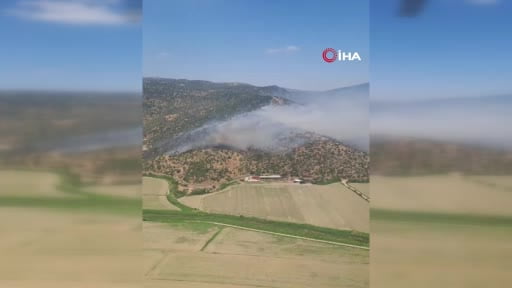 Söke'deki zirai alan yangını söndürüldü