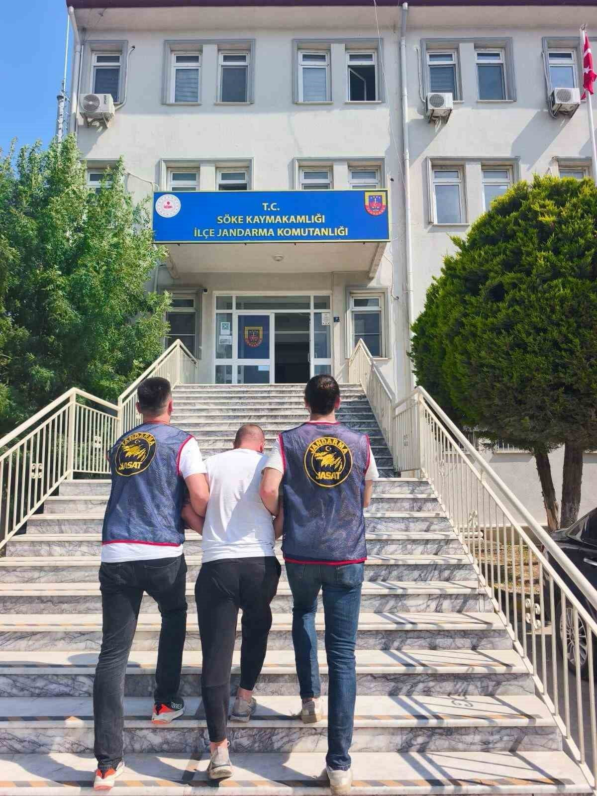 SÖKE’DE 8 YIL HAPİS CEZASI İLE BULUNAN HÜKÜMLÜ YAKALANDI