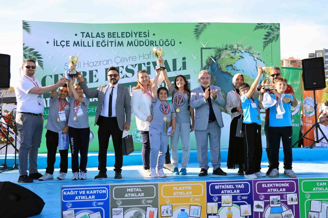 TALAS BELEDİYESİ İLE TALAS İLÇE MİLLİ EĞİTİM MÜDÜRLÜĞÜ İŞ BİRLİĞİNDE DÜZENLENEN ‘ATIKTAN SANATA:...