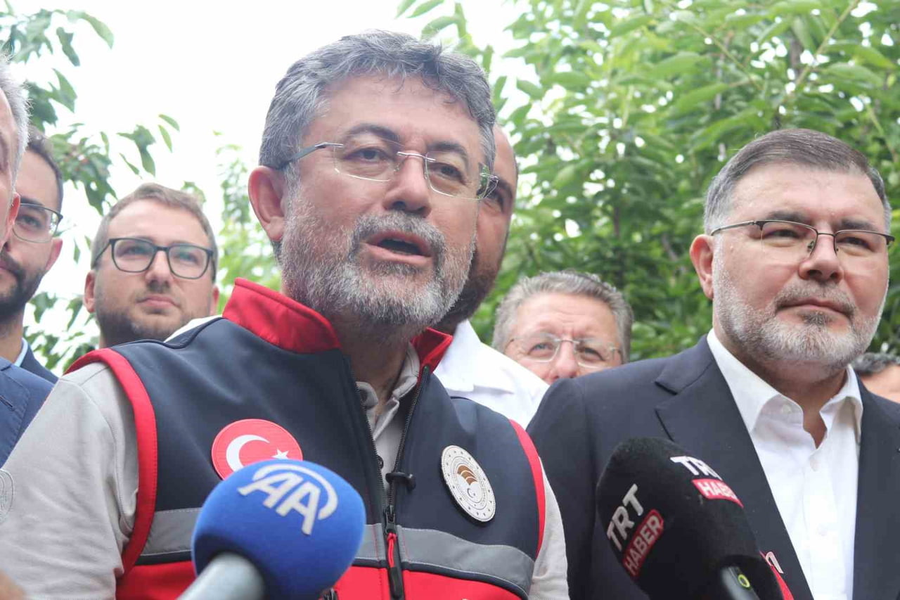 TARIM VE ORMAN BAKANI İBRAHİM YUMAKLI AÇIKLAMALARDA BULUNDU