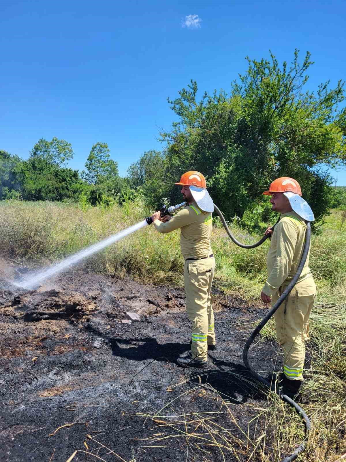 TARLADA YAKILAN ATEŞ YANGINA NEDEN OLDU