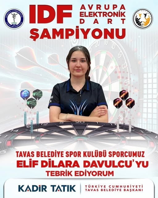 TAVAS BELEDİYE SPOR KULÜBÜ SPORCUSU ELİF DİLARA DAVULCU, SLOVAKYA’DA DÜZENLENEN IDF AVRUPA...