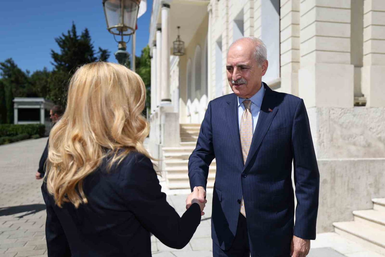 TBMM BAŞKANI NUMAN KURTULMUŞ, NATO PARLAMENTER ZİRVESİ DOLAYISIYLA İSTANBUL’DA BULUNAN BULGARİSTAN...