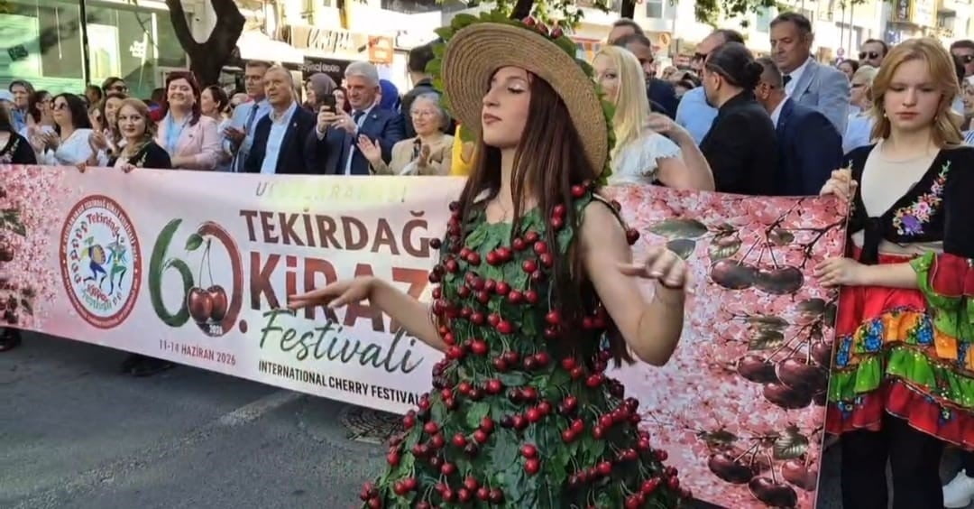 TEKİRDAĞ'DA BU YIL 60'INCISI DÜZENLENEN ULUSLARARASI KİRAZ FESTİVALİ, FESTİVAL ATEŞİNİN...