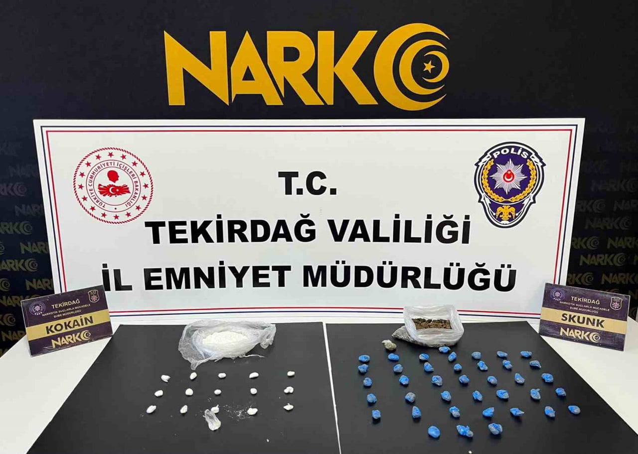 TEKİRDAĞ'DA SON BİR HAFTADA DÜZENLENEN UYUŞTURUCU OPERASYONLARINDA 103 ŞÜPHELİ HAKKINDA İŞLEM...