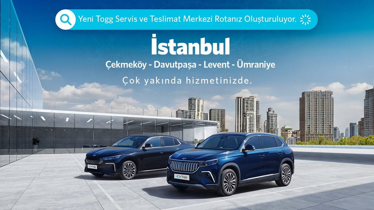 TOGG, İSTANBUL’DAKİ KULLANICILARINA DAHA KOLAY HİZMET SUNMAK AMACIYLA YENİ SERVİS MERKEZLERİNİ...