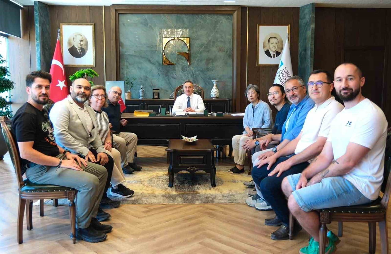 TOKAT GAZİOSMANPAŞA ÜNİVERSİTESİ'Nİ ZİYARET EDEN JAPON ARAŞTIRMACILAR, TOKAT VE ÇEVRESİNDE KENE...