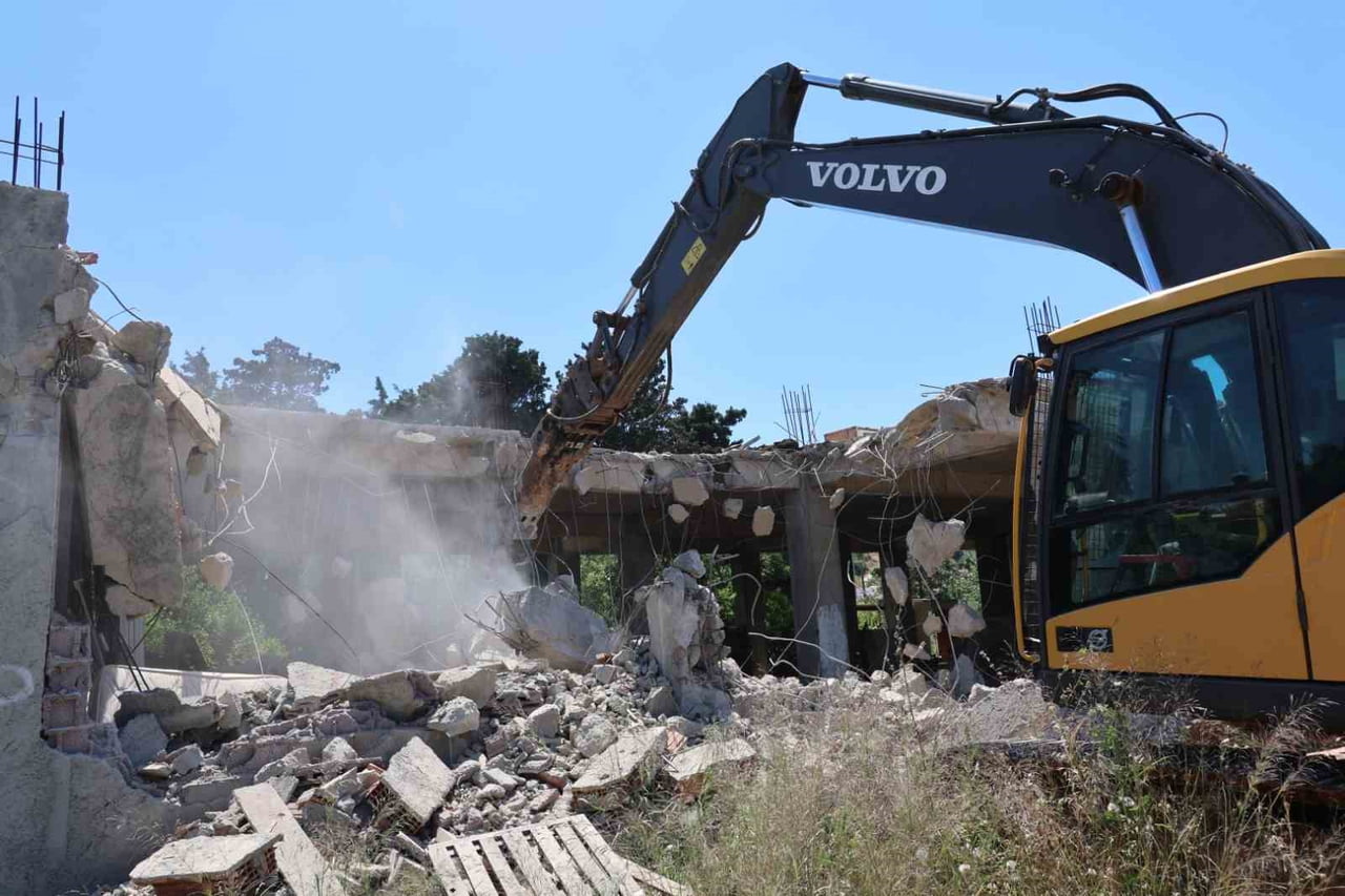 TOPLAM 45 KAÇAK YAPIDA YIKIM GERÇEKLEŞTİRİLDİ
