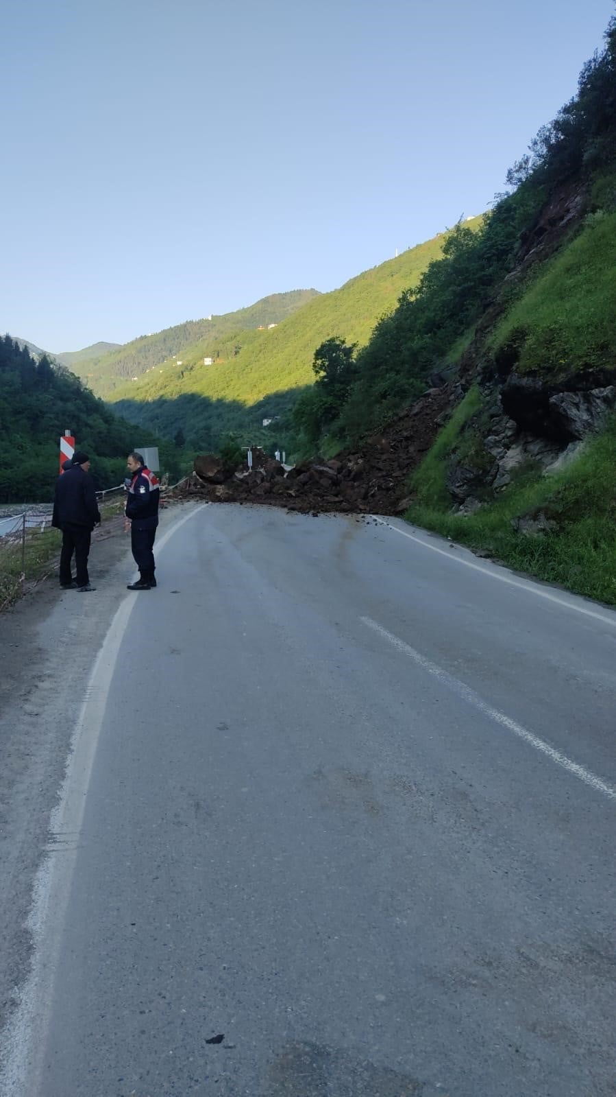 TRABZON'UN ARAKLI İLÇESİ KARADERE VADİSİ HASKÖY-DEĞİRMENCİK MAHALLESİ MEVKİİNDE SABAHIN ERKEN...