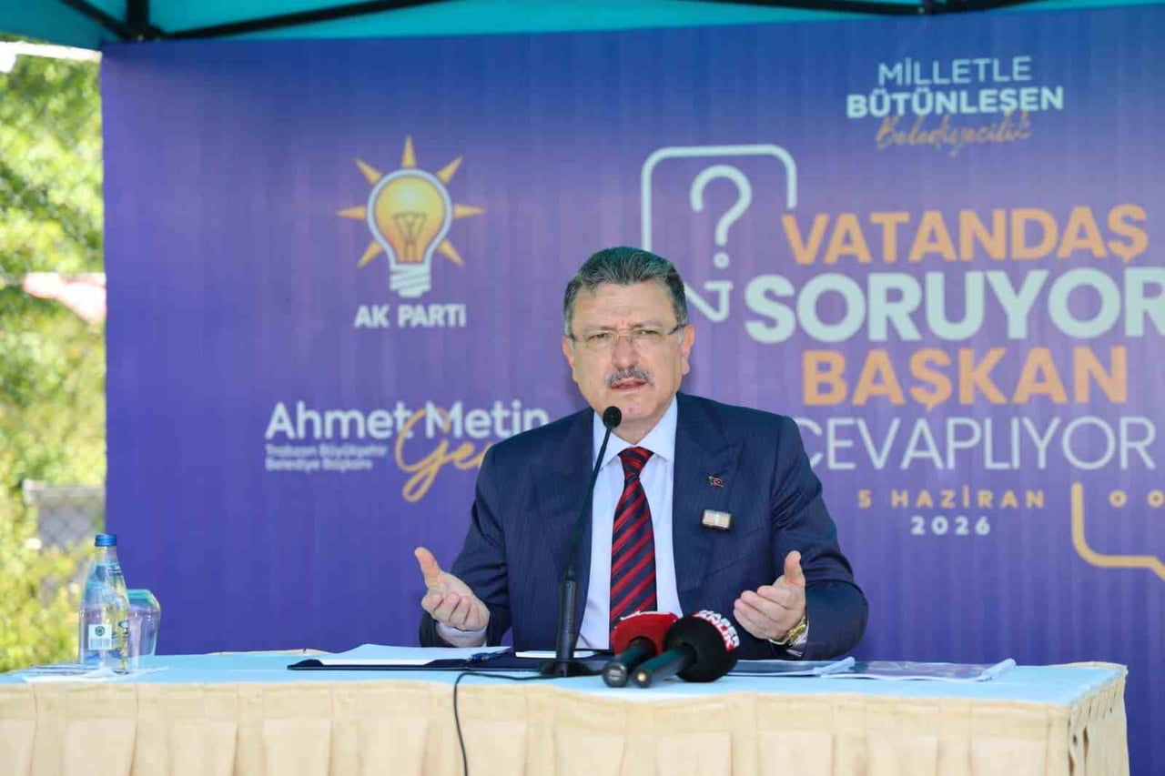 TRABZON BÜYÜKŞEHİR BELEDİYE BAŞKANI AHMET METİN GENÇ, ORTAHİSAR İLÇESİNE BAĞLI YEŞİLOVA...