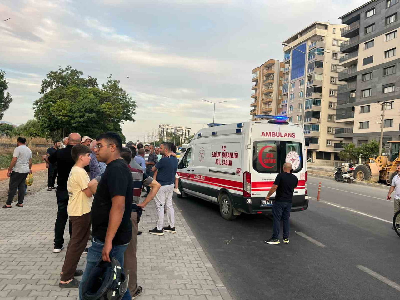 TRENİN ÇARPTIĞI KADIN YARALANDI