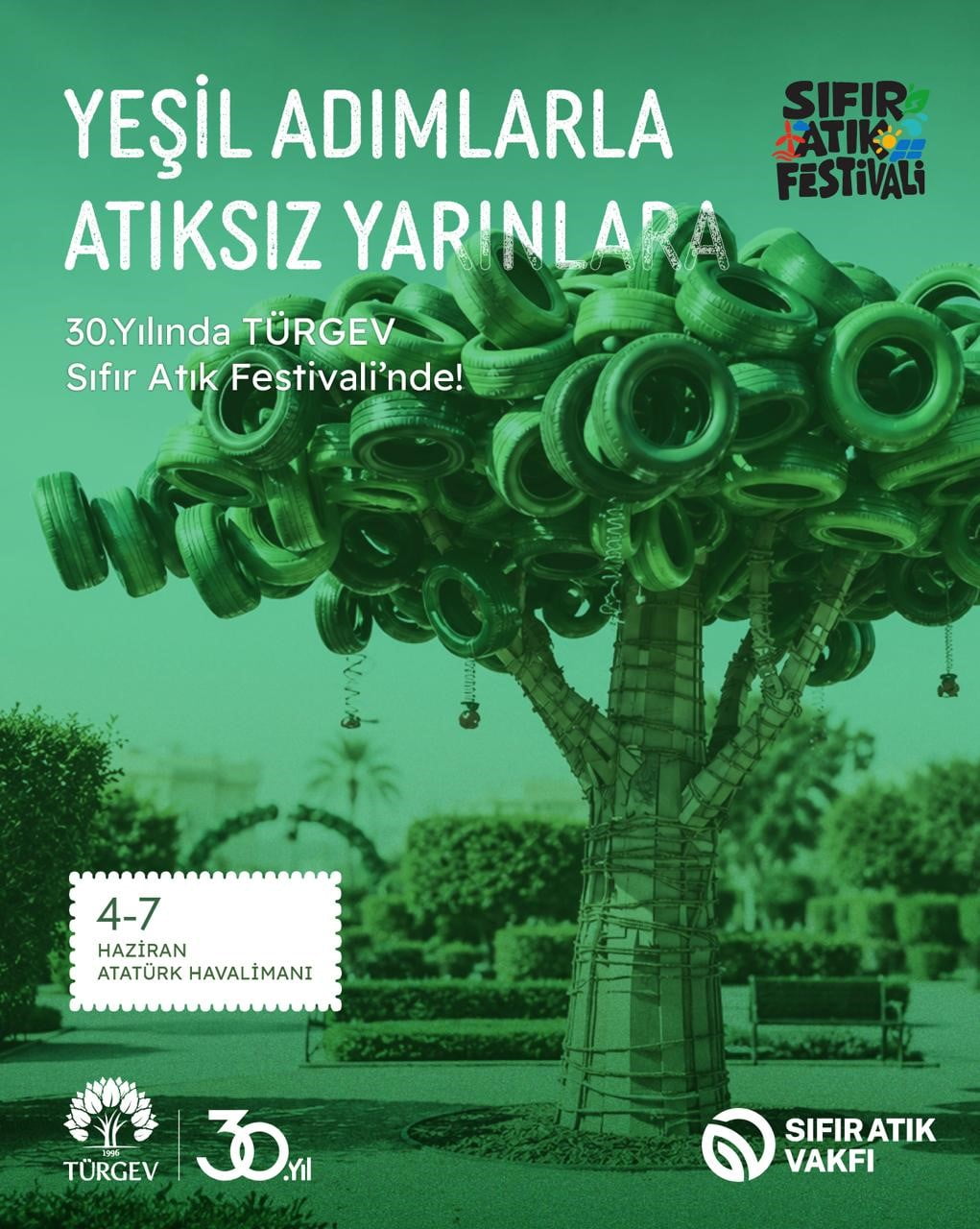 TÜRGEV, SIFIR ATIK FESTİVALİ'NDE GENÇLERİ SÜRDÜRÜLEBİLİR YAŞAMLA BULUŞTURACAK