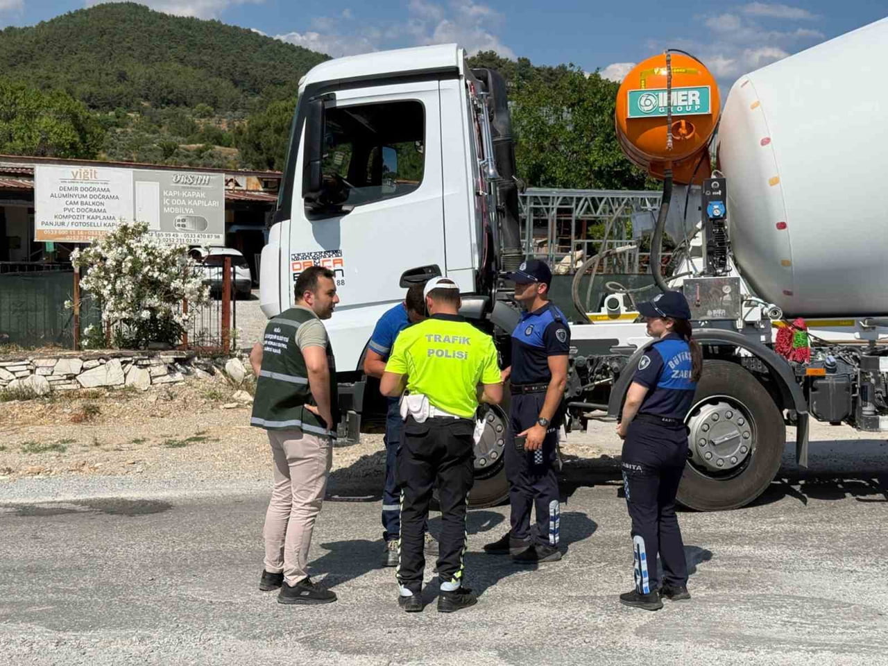 TURİZM MERKEZLERİNDE BETON MİKSERLERE SIKI TAKİP