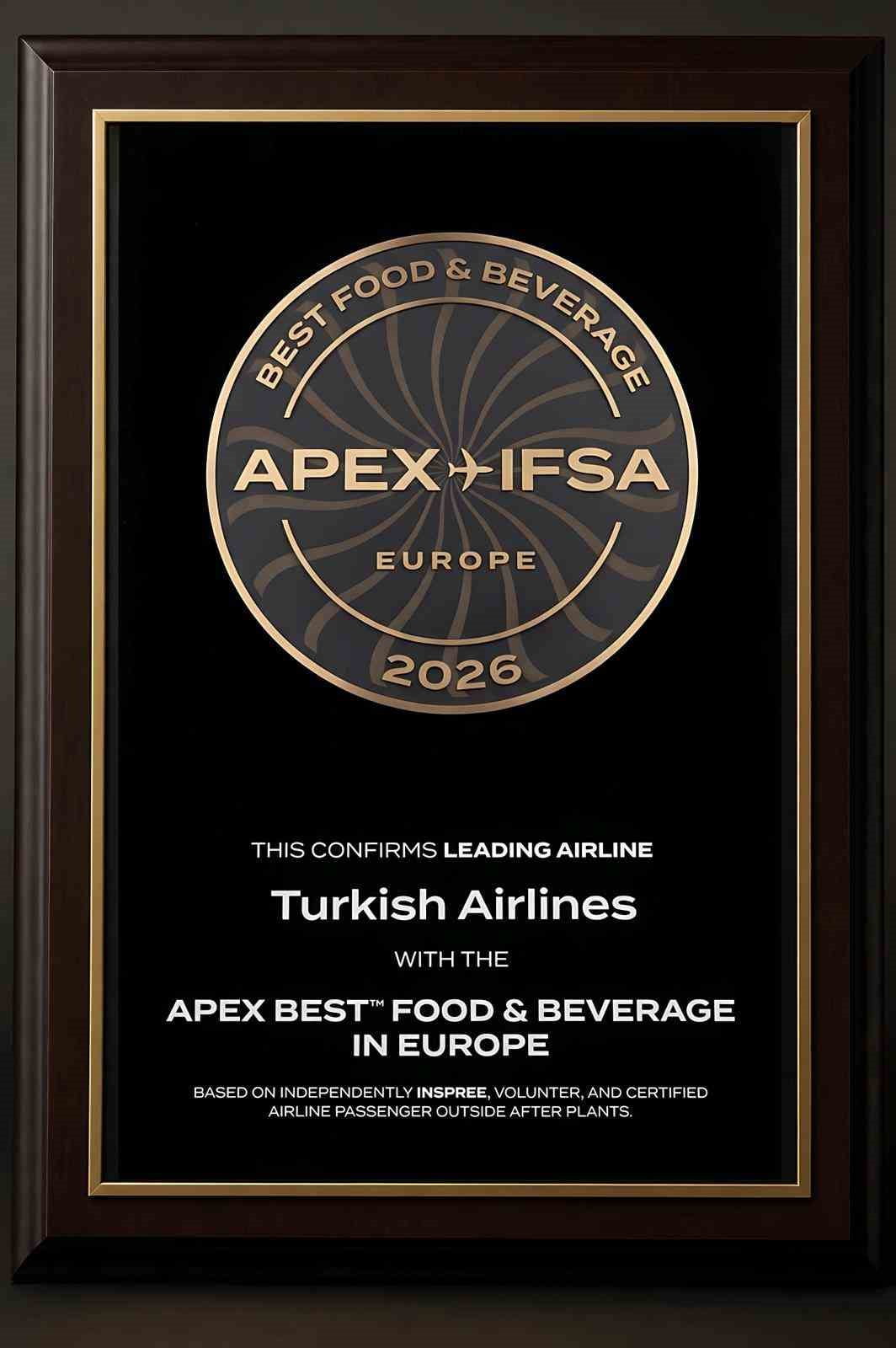 TÜRK HAVA YOLLARI, YOLCU DENEYİMİ ALANINDA DÜNYANIN ÖNDE GELEN KURULUŞLARINDAN APEX TARAFINDAN...