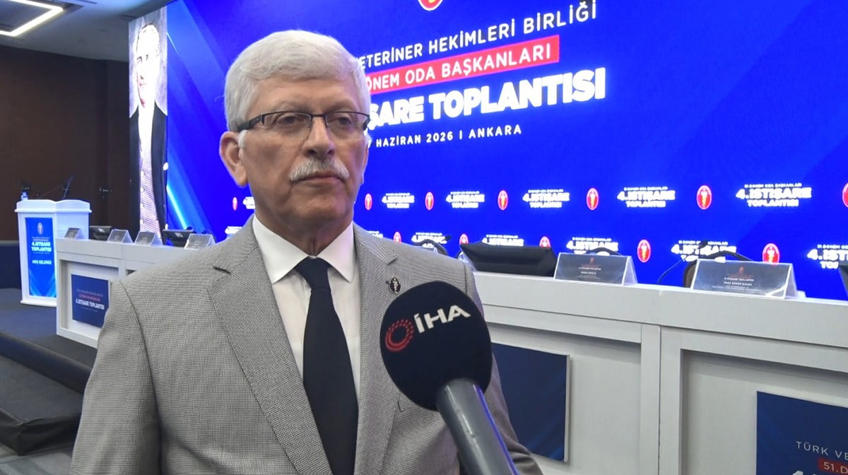 TÜRK VETERİNER HEKİMLER BİRLİĞİ (TVHB) MERKEZ KONSEYİ BAŞKANI ALİ EROĞLU,