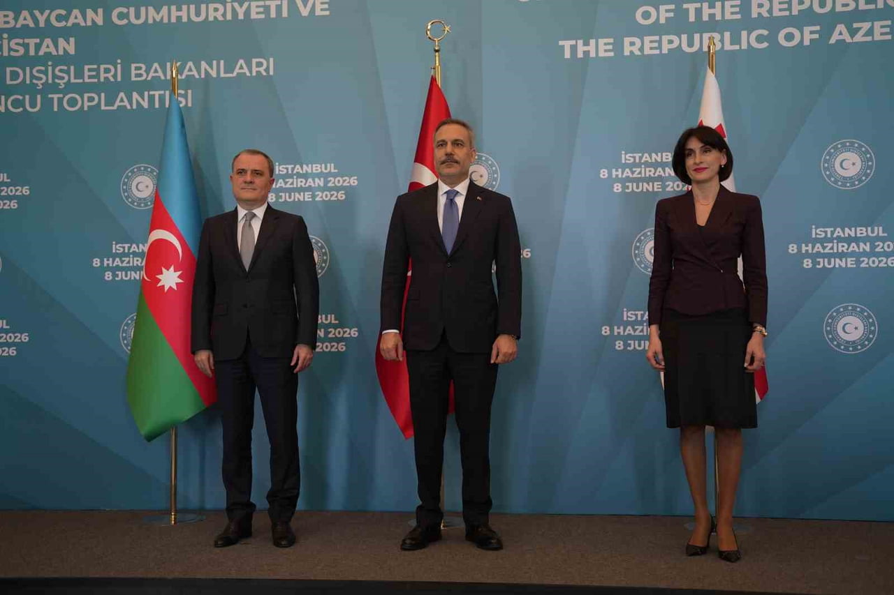TÜRKİYE-AZERBAYCAN-GÜRCİSTAN ÜÇLÜ DIŞİŞLERİ BAKANLARI 10'UNCU TOPLANTISI DIŞİŞLERİ BAKANI HAKAN...