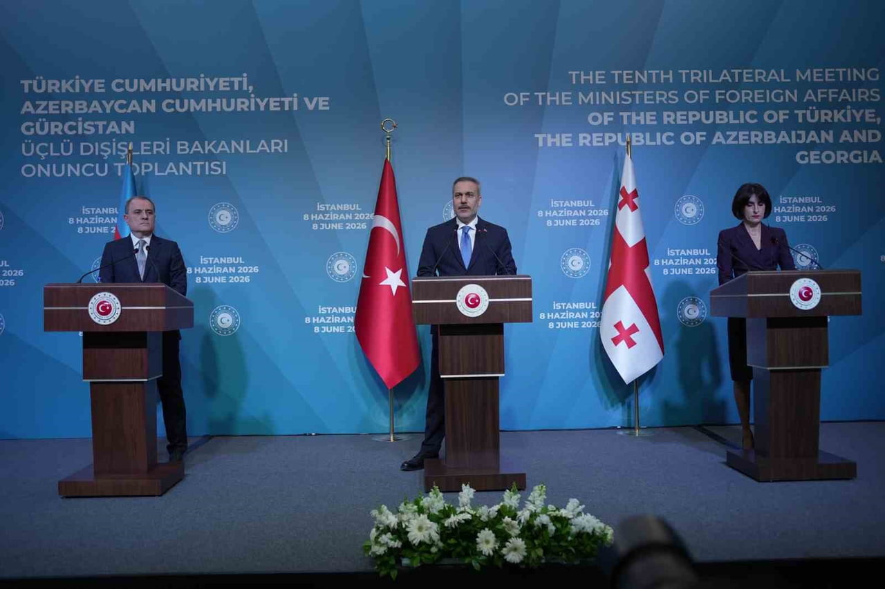 TÜRKİYE-AZERBAYCAN-GÜRCİSTAN ÜÇLÜ DIŞİŞLERİ BAKANLARI 10’UNCU TOPLANTISI, DIŞİŞLERİ BAKANI HAKAN...