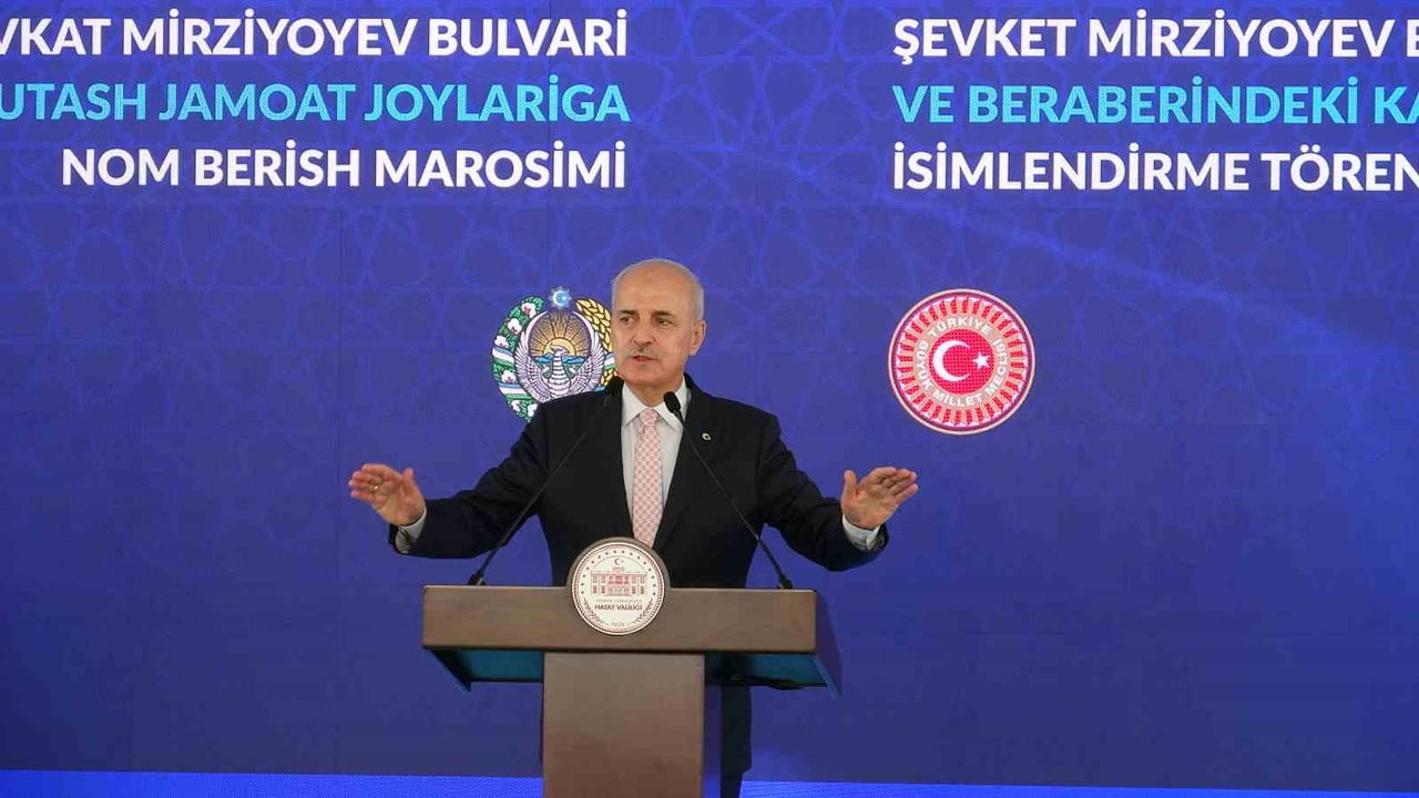 TÜRKİYE BÜYÜK MİLLET MECLİSİ BAŞKANI NUMAN KURTULMUŞ