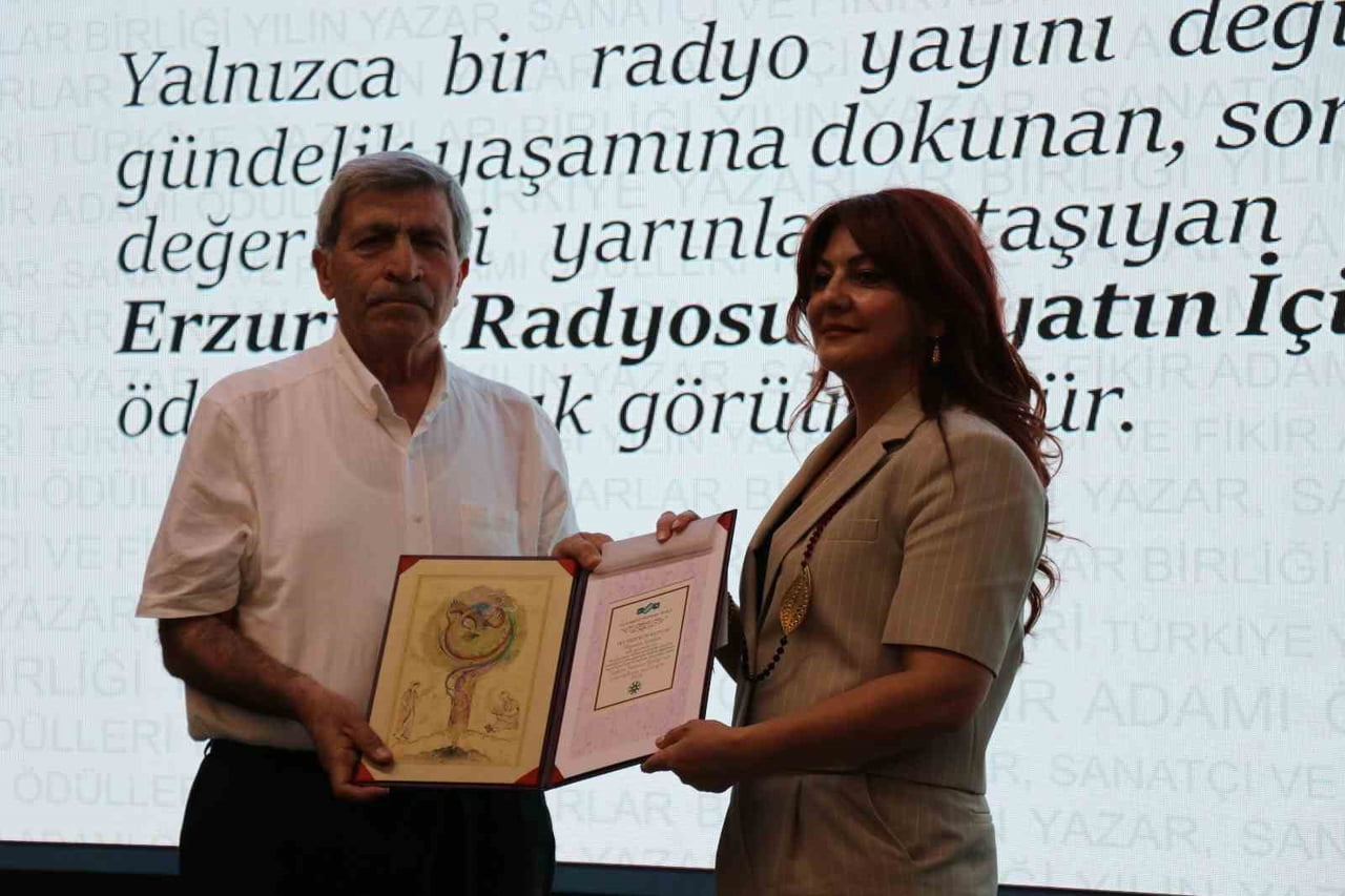 TÜRKİYE YAZARLAR BİRLİĞİNİN (TYB) 2025 YILI "YAZAR, FİKİR ADAMI VE SANATÇILARI ÖDÜLLERİ", NURİ...