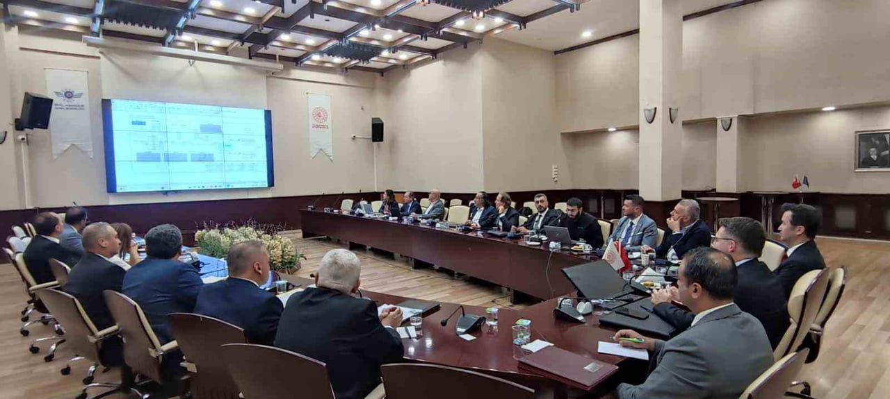 ULAŞTIRMA VE ALTYAPI BAKANLIĞI İLE TURKA YETKİLİLERİNİN KATILDIĞI TOPLANTIDA, TÜRKİYE'NİN 34...