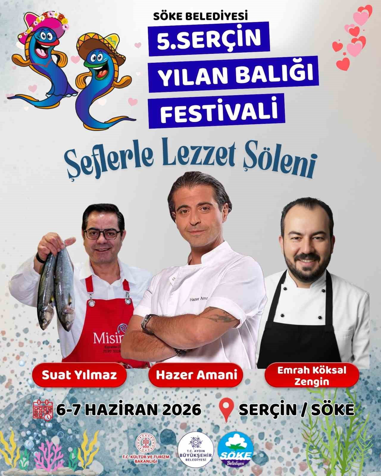 ÜNLÜ ŞEFLER SÖKE'DE BULUŞACAK