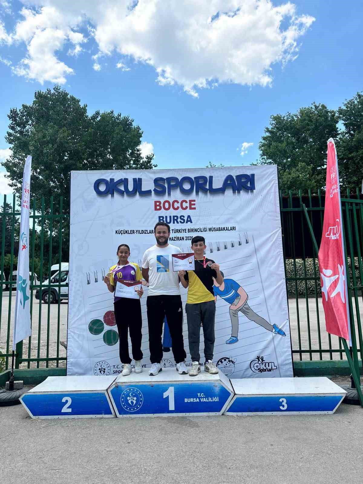 URSA'DA DÜZENLENEN OKUL SPORLARI BOCCE TÜRKİYE FİNALLERİ'NDE AFYONKARAHİSAR'I TEMSİL EDEN...
