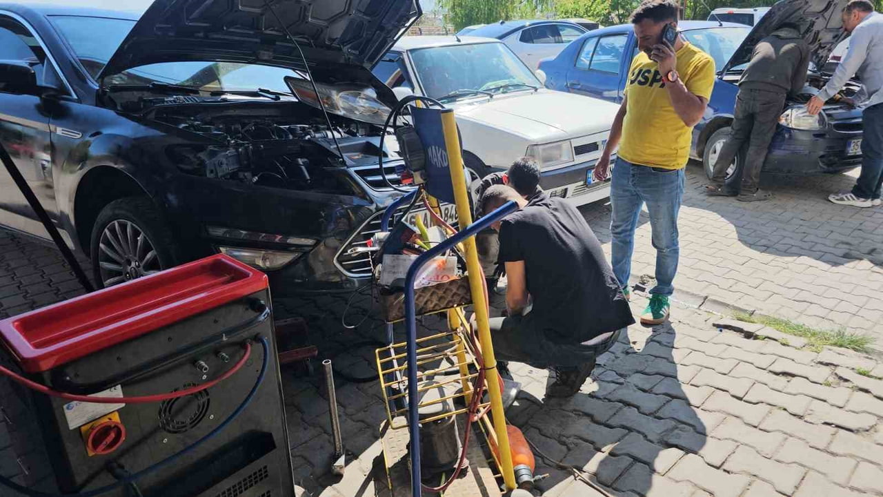 VAN'IN ERCİŞ İLÇESİNDE HAVA SICAKLIKLARININ MEVSİM NORMALLERİNİN ÜZERİNE ÇIKMASIYLA BİRLİKTE...