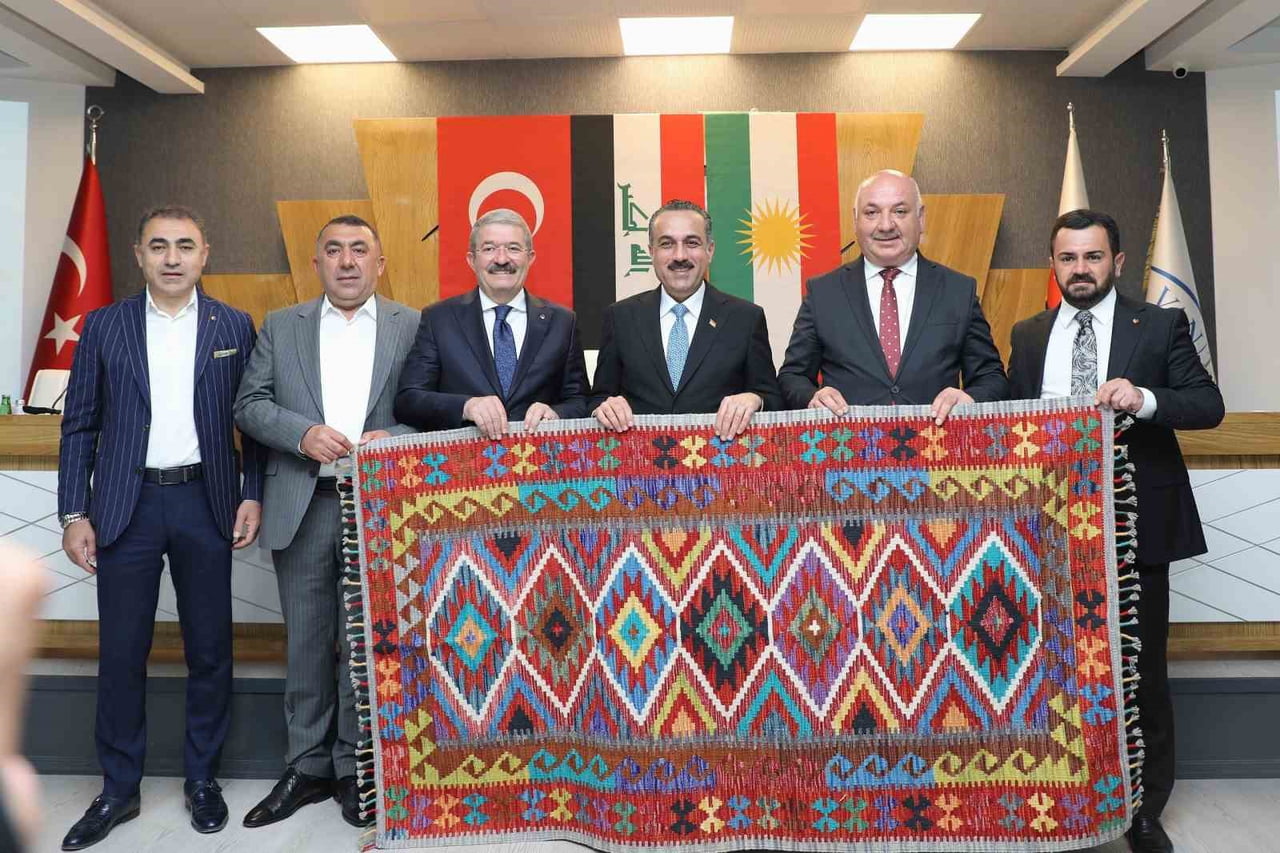 VAN TİCARET VE SANAYİ ODASI'NIN (VAN TSO) DAVETİ ÜZERİNE KENTE GELEN IRAK KÜRDİSTAN BÖLGESİ'NİN...