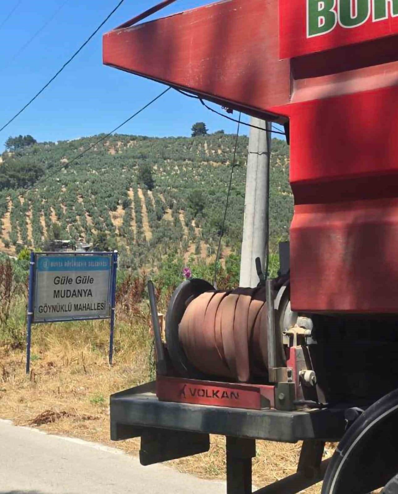 YANGIN ÇIKAN ARAZİ