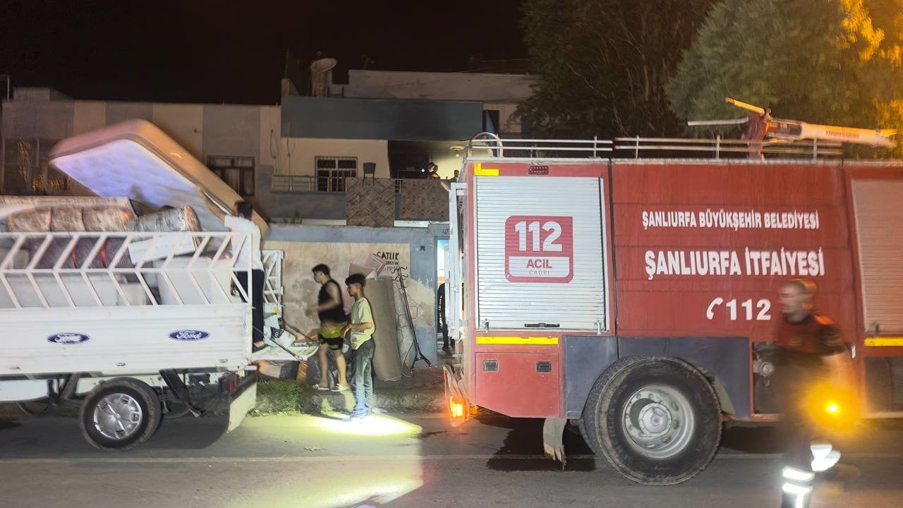 YANGIN EKİPLERİN MÜDAHALESİ SONUCU SÖNDÜRÜLDÜ