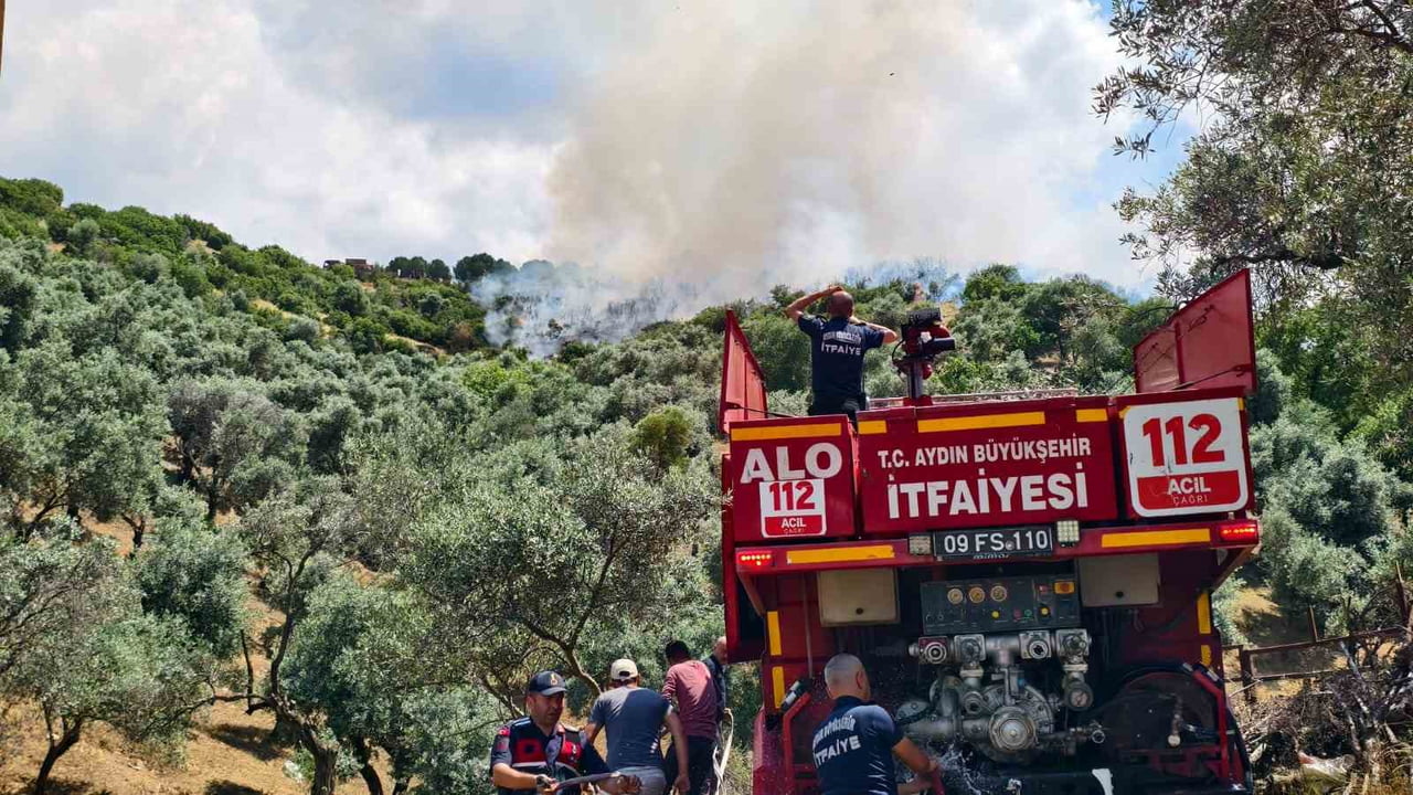 YENİPAZAR’DAKİ OTLUK ALAN YANGINI KONTROL ALTINA ALINDI