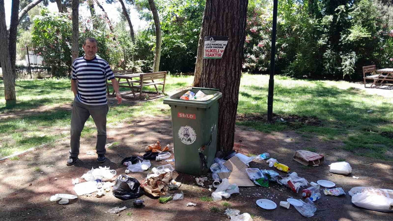 YILIN EN SICAK GÜNLERİNİN YAŞANDIĞI AYDIN’DA, MESİRE ALANLARI BAZI KİŞİLERİN SORUMSUZCA...