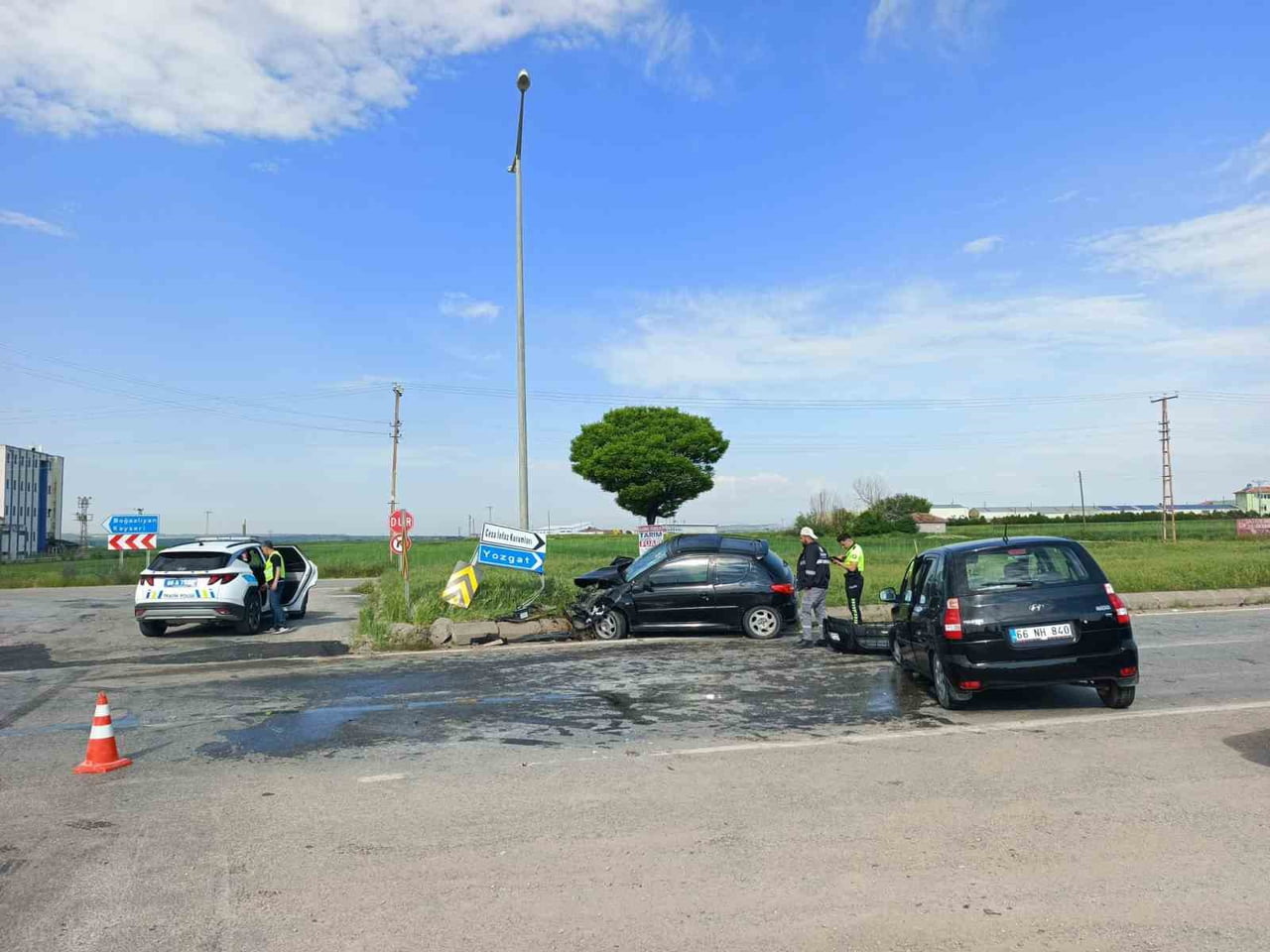YOZGAT’TA MEYDANA GELEN KAZADA 7 KİŞİ YARALANDI
