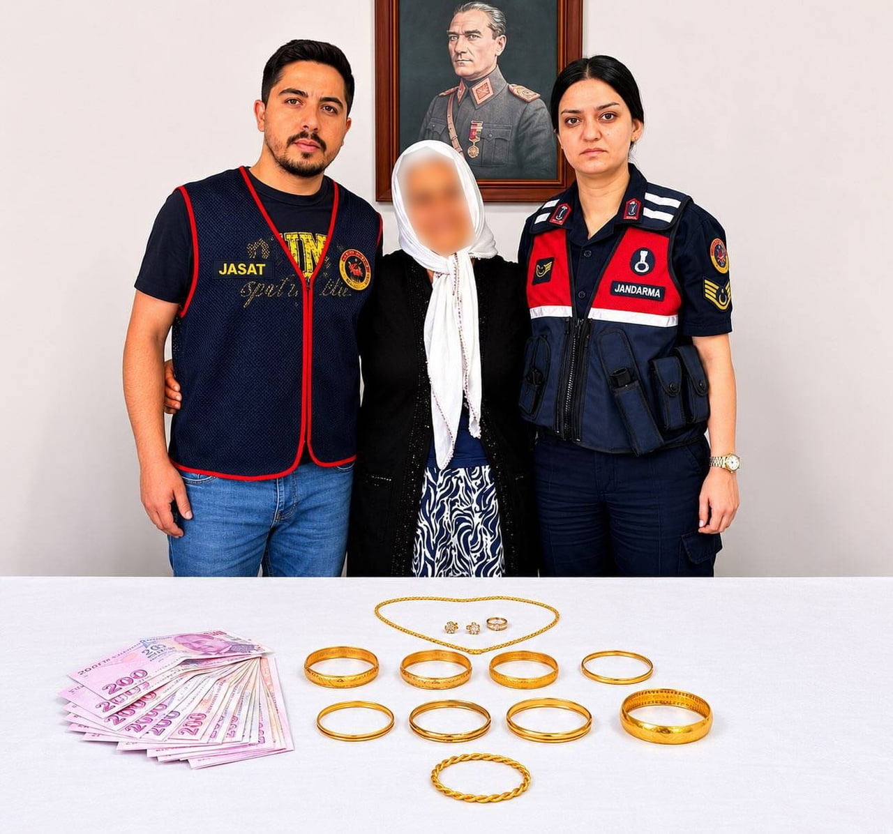 ZİYNET EŞYALARI S.Ç. İSİMLİ KADINA TESLİM EDİLDİ