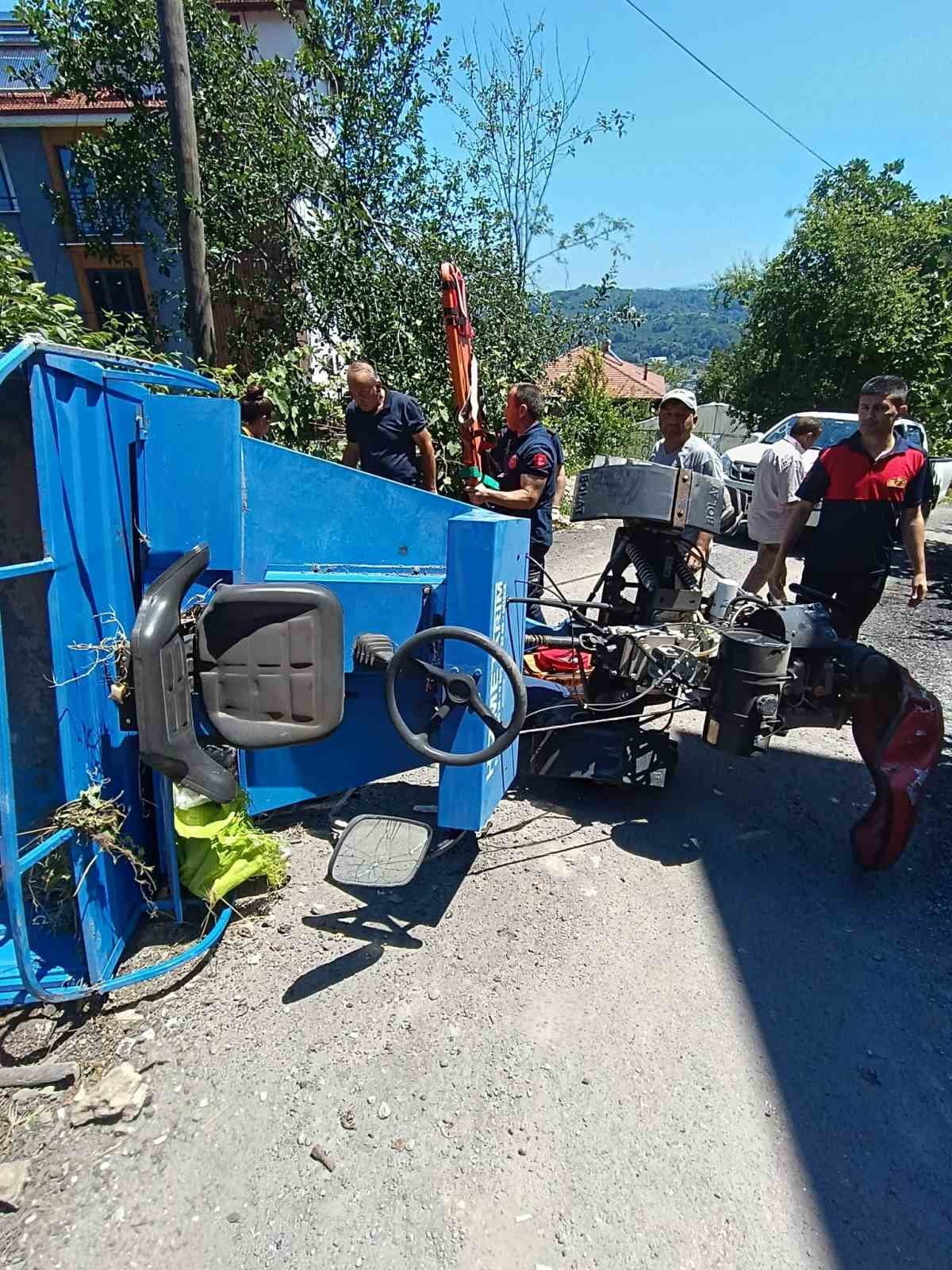 ZONGULDAK (İHA) - ZONGULDAK'IN ALAPLI  İLÇESİNDE 'PAT-PAT' OLARAK TABİR EDİLEN TARIM ARACININ...
