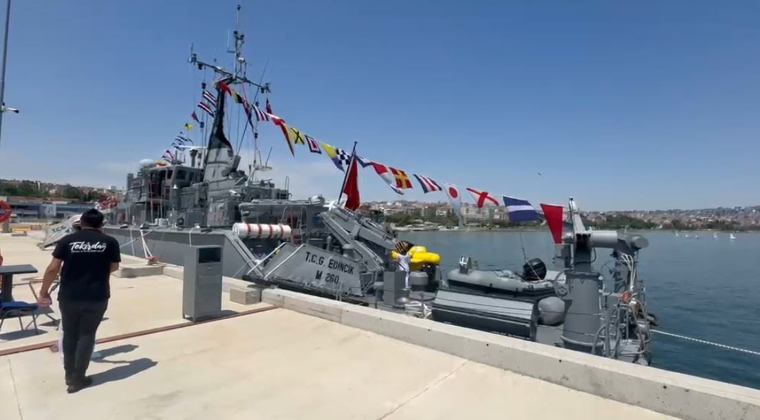 1 TEMMUZ DENİZCİLİK VE KABOTAJ BAYRAMI ETKİNLİKLERİ KAPSAMINDA TEKİRDAĞ LİMANA DEMİRLEYEN TÜRK...