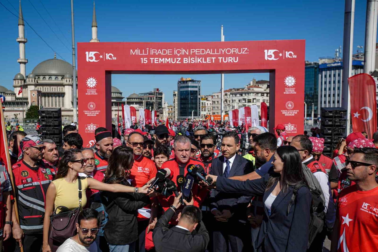 15 TEMMUZ HAİN DARBE GİRİŞİMİNİN 10'UNCU YIL DÖNÜMÜNDE 253 ŞEHİDİN ANISINA BİSİKLET VE MOTOSİKLET...