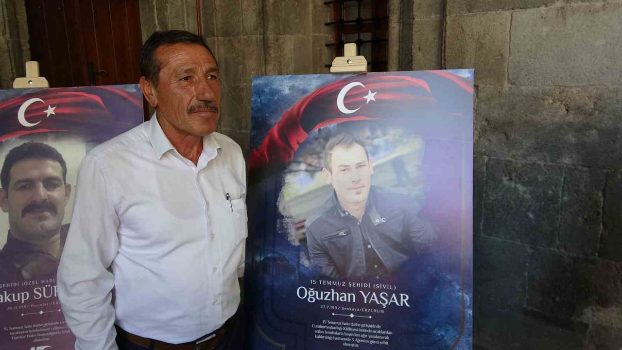 15 TEMMUZ ŞEHİDİ OĞUZHAN YAŞAR'IN BABASI AHMET YAŞAR, HAİN DARBE GİRİŞİMİNDE ŞEHİT OLAN OĞLU İÇİN...