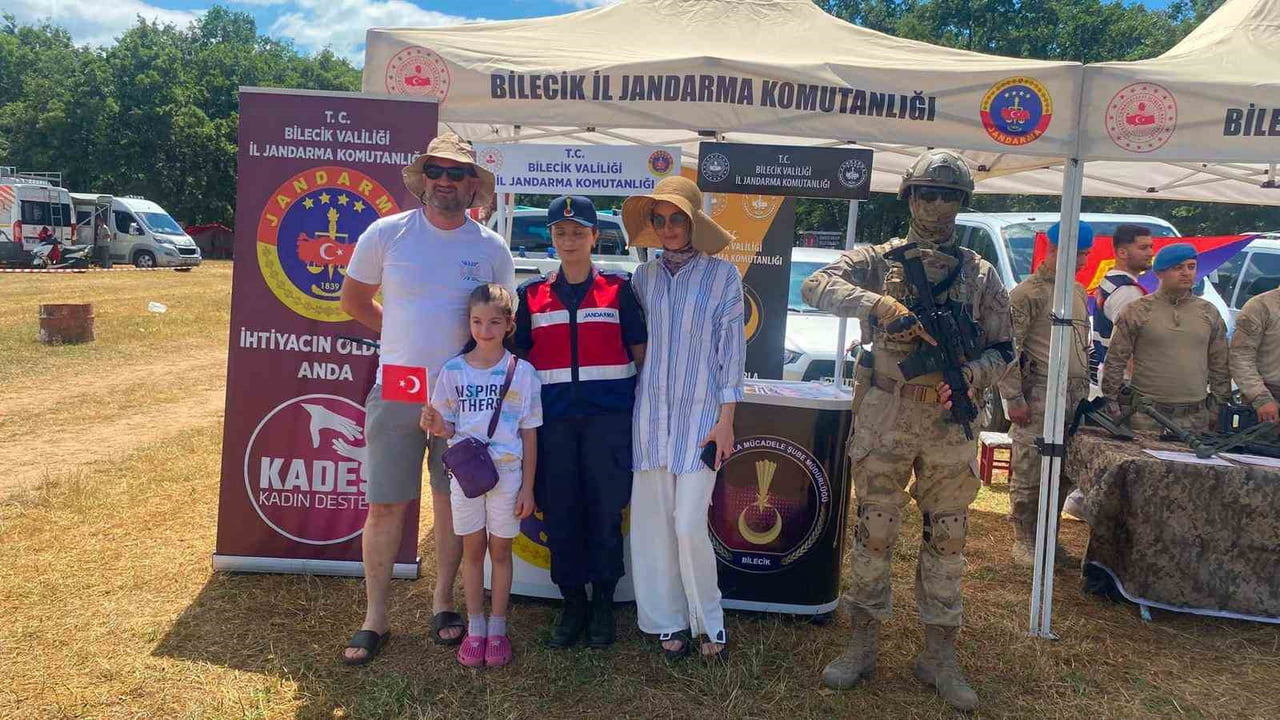 350 KARAVANIN KATILDIĞI FESTİVAL JANDARMANIN SIKI DENETİMİYLE TAMAMLANDI