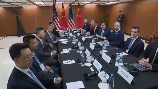 ABD Dışişleri Bakanı Marco Rubio, Çin Dışişleri Bakanı Wang Yi ile bir araya gelerek, Çin Devlet...