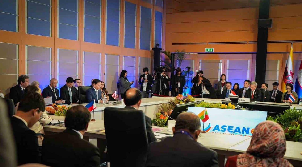 ABD DIŞİŞLERİ BAKANI MARCO RUBİO, GÜNEYDOĞU ASYA ÜLKELERİ BİRLİĞİ (ASEAN) DIŞİŞLERİ BAKANLARI...